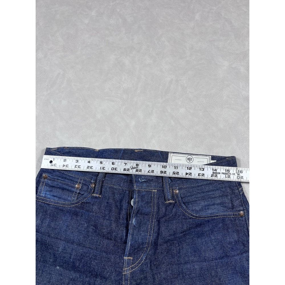 Rogue Territory Size 30 x 34 Silveridge Slim Straight Selvedge Denim Jeans - Picture 11 of 12
